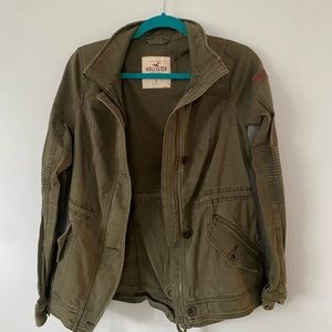 green army style jacket